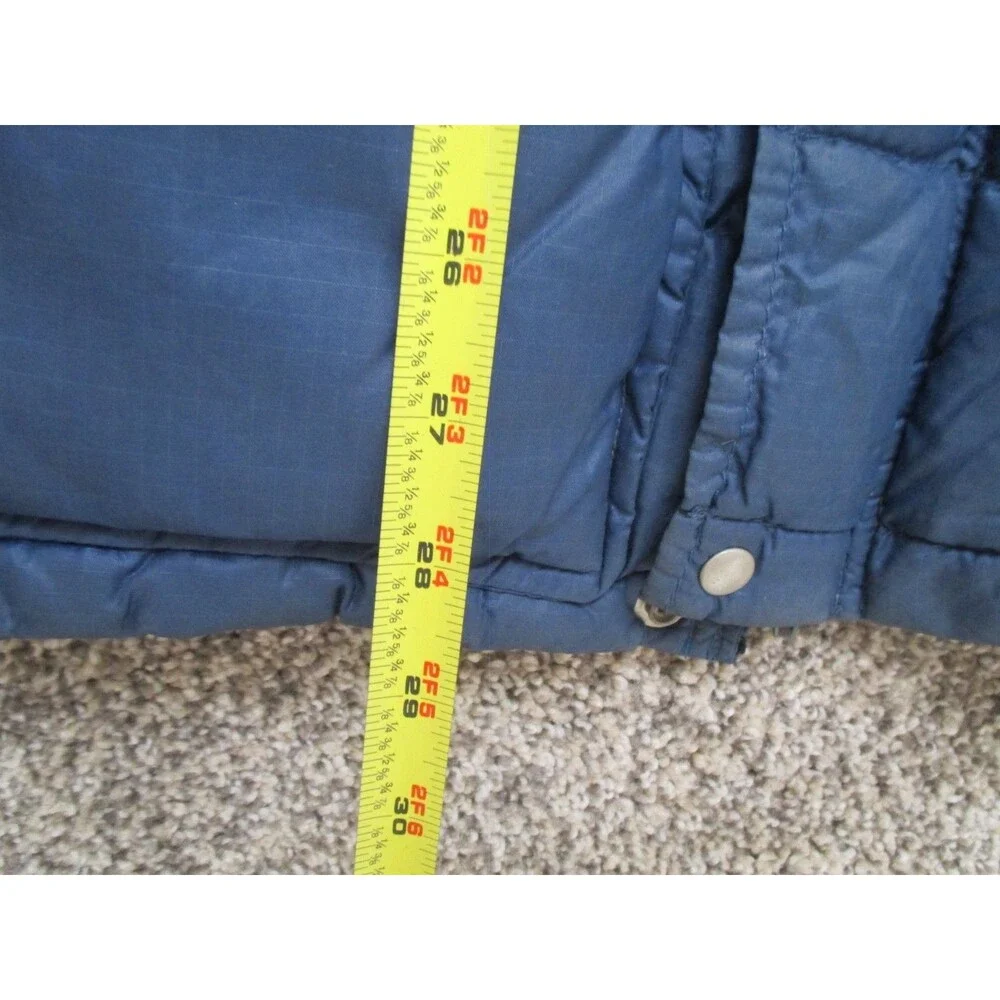 vintage The North Face Down Puffer Jacket Size M Blue